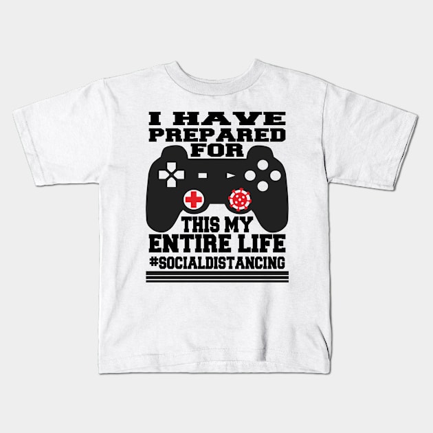 Gamer Home Kids T-Shirt by Design Anbay